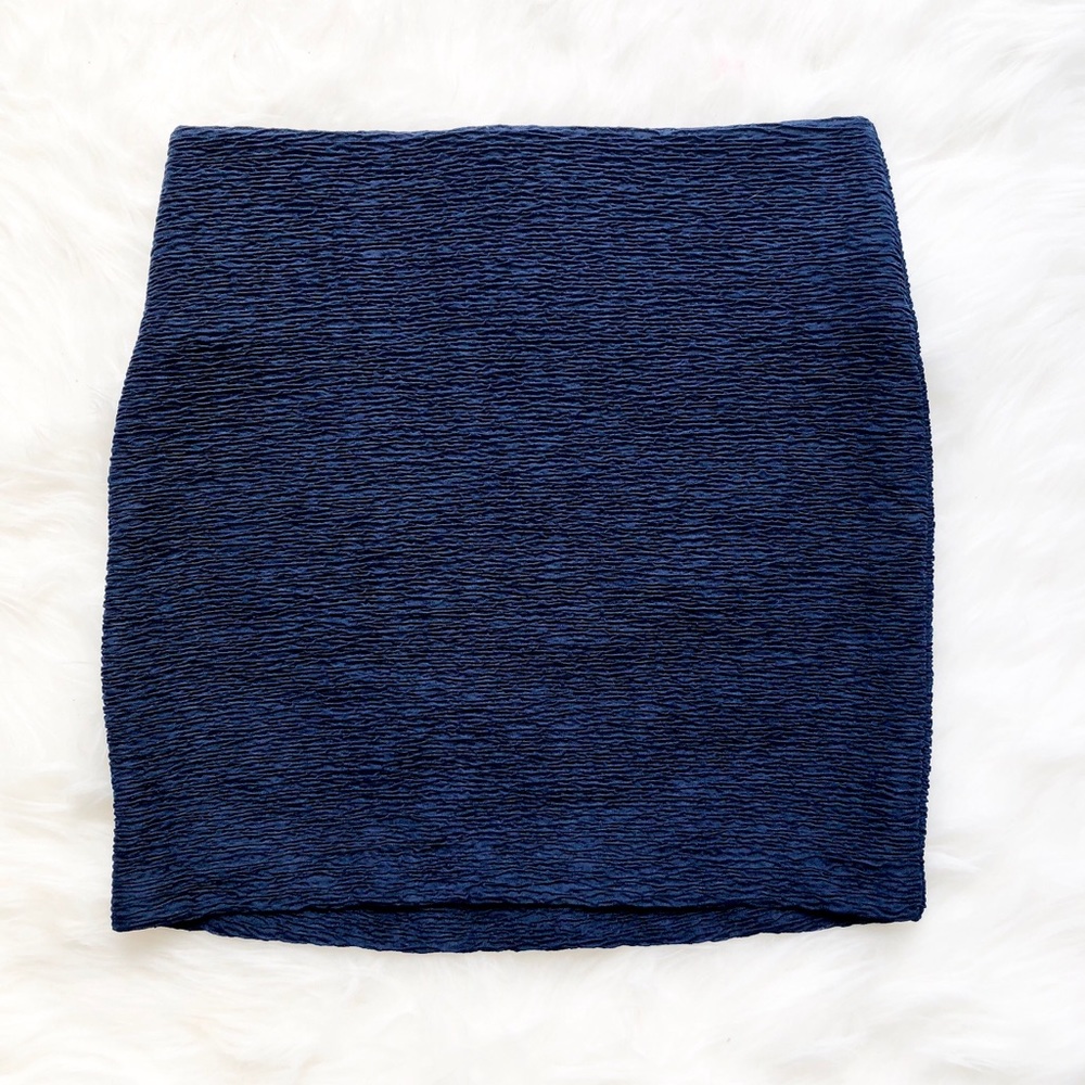 Chic navy blue mini skirt by BCBGeneration